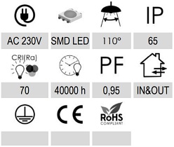Lampa uliczna LED 150W cadog