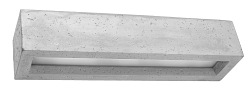 Kinkiet ścienny VEGA 50 2xE27 beton