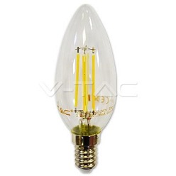 Żarówka LED V-TAC 4W Filament E14 Świeczka VT-1986 2700K 400lm