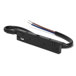 Złącze zasilające do szyn magnetycznych Micro-24V czarne