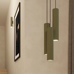 Kinkiet dwustronny Lagos 2xGU10 zielony oliwkowy