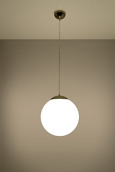 Lampa wisząca kula UGO 30 cm 1xE27 złota