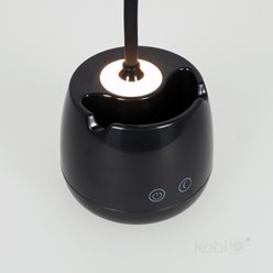 Lampka biurkowa LED 5W z koszykiem 1200mAh czarna