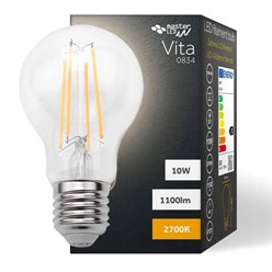 Żarówka LED Filament E27 A60 Mleczna 8W 900lm Biała Ciepła