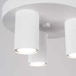 Lampa sufitowa tuby Lagos 3xGU10 okrągła biała