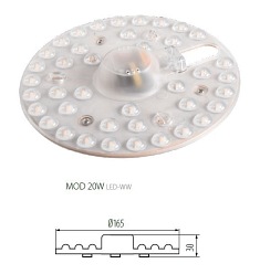 Wkład LED 19W do plafonu