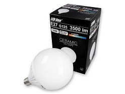 Żarówka LED line E27 170-250V 35W 3500LM 4000K G125 biała dzienna