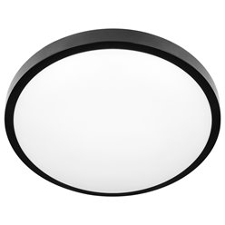 Panel LED okrągły czarny Lumo 24W 2400lm 4000K