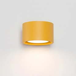 Kinkiet ścienny cylindryczny Modo 1xGx53 żółty