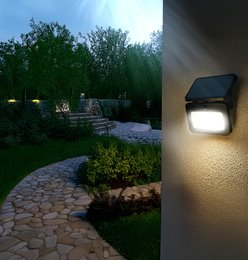 Halogen / naświetlacz LED 10W 850lm SMD IP65 szary z czujnikiem ruchu PIR - biała dzienna