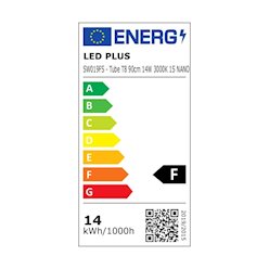 Lampa wisząca liniowa Spark 100cm 1xG13 8,5W 3000K czarna