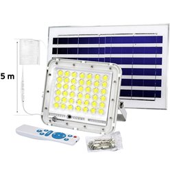 Halogen LED solarny z pilotem 8W 500lm