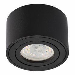 Oprawa sufitowa Mini Tuba ZALDA 1xGU10 czarna