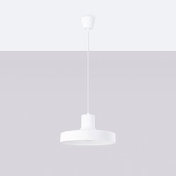 Lampa wisząca klasyczna Bilo 1xE27 biała