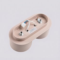 Lampa sufitowa podwójna tuba Modo 2xGx53 taupe