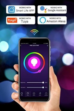 Sterownik LED RGB Tuya Smart Wi-Fi 12V-24V 72W