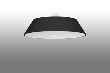 Lampa sufitowa okrągła VEGA 70 cm 5xE27 czarna