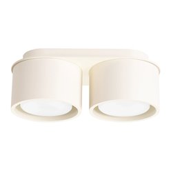 Lampa sufitowa podwójna tuba Modo 2xGx53 beżowa