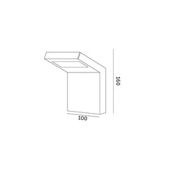 Kinkiet zewnętrzny LED INDUO 10W - Biała Neutralna