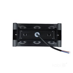 Kinkiet zewnętrzny góra dół Lumepra 6W 4000K czarny