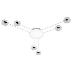 Żyrandol sufitowy Vecto 6xGX53 geometryczny biały