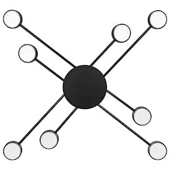 Żyrandol sufitowy Vecto 8xGX53 geometryczny czarny