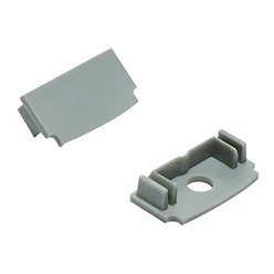 Profil LED GK Maxi srebrny anodowany z kloszem mlecznym - 1m