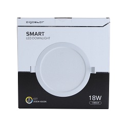 Panel LED SMART Wi-Fi 18W okrągły CCT 3000-6500K