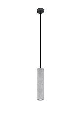 Lampa wisząca industrialna LUVO 1xGU10 szary beton