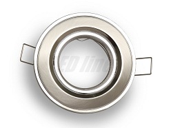 oprawa halogenowa LED line okrągła ruchoma odlew aluminium satyna