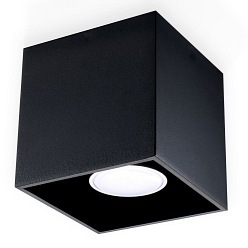 Halogen natynkowy kwadratowy QUAD 1xGU10 Czarny