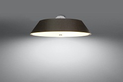 Lampa sufitowa okrągła VEGA 60 cm 5xE27 czarna