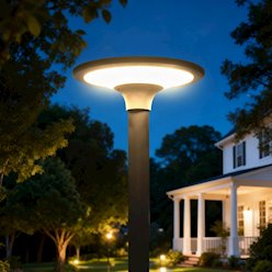 Lampa parkowa LED solarna Patio 20W 2100lm 3000-4000K