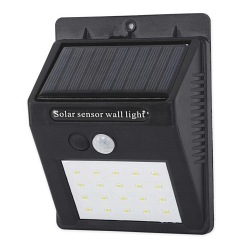 Solarna lampa led z czujnikiem