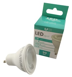 Żarówka LED GU10 1W neutralna