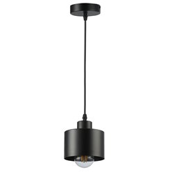 Lampa wisząca Loft 1xE27 Elena czarna