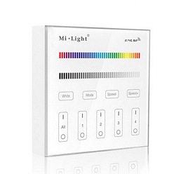 Mi-Light panel ścienny natynkowy RGB / RGBW 4-strefowy 2,4G