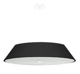 Lampa wisząca okrągła VEGA 70 cm 5xE27 czarna