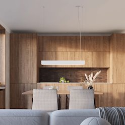Lampa wisząca liniowa Spark 100cm 1xG13 8,5W 3000K biała