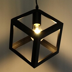 Lampa wisząca Malmo Loft 1xE27 czarna