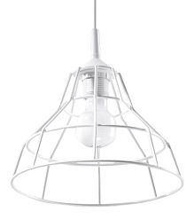 Lampa wisząca industrialna ANATA 1xE27 Biała