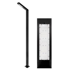Latarnia ogrodowa LED 50W Posti 350cm 7000lm 120° 4000K czarna