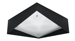 Plafon LED AVIOR 22W 2000lm 30x30 czarny - 3000K