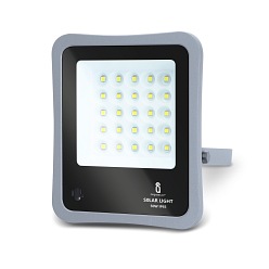 Halogen LED solarny 50W z pilotem Aigostar - biała zimna