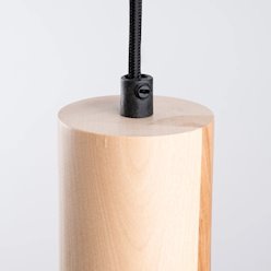 Lampa wisząca z okrągłym kloszem Fano 1xE27 czarna