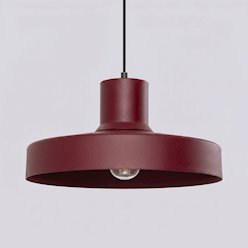 Lampa wisząca klasyczna Bilo 1xE27 burgundowa
