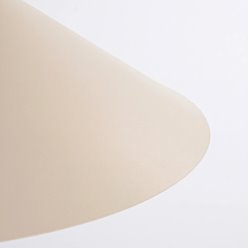 Lampa wisząca stożkowy klosz Nox 40cm 1xE27 beżowa