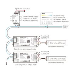 Mi-Light DL2 sterownik LED Dali 3w1 DT8 12-24V 10A