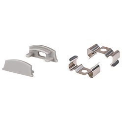 Profil LED elastyczny FLEX anodowany z kloszem mlecznym - 2 metry