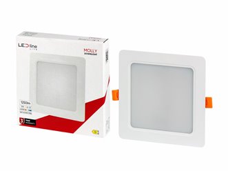 Panel LED Downlight MOLLY 12W 1150lm 3000K kwadrat